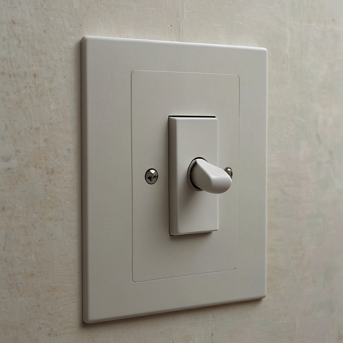 Выключатель накладной одноклавишный (демо)