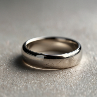 Обручальное кольцо платина