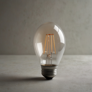 Лампа накаливания матовая Е27  (демо)