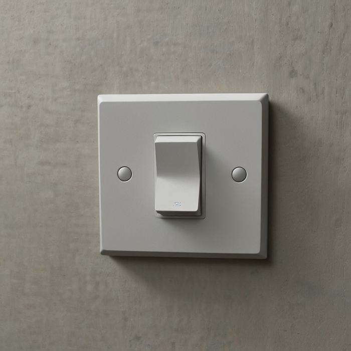 Выключатель встраиваемый одноклавишный (демо)