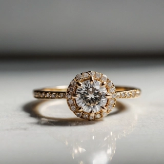 Кольцо помолвочное B