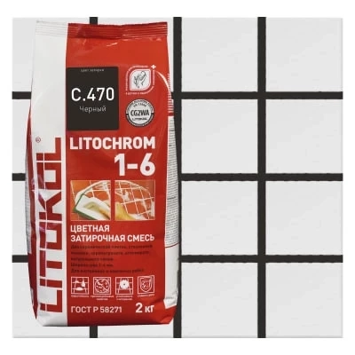 Затирка цементная Litochrom